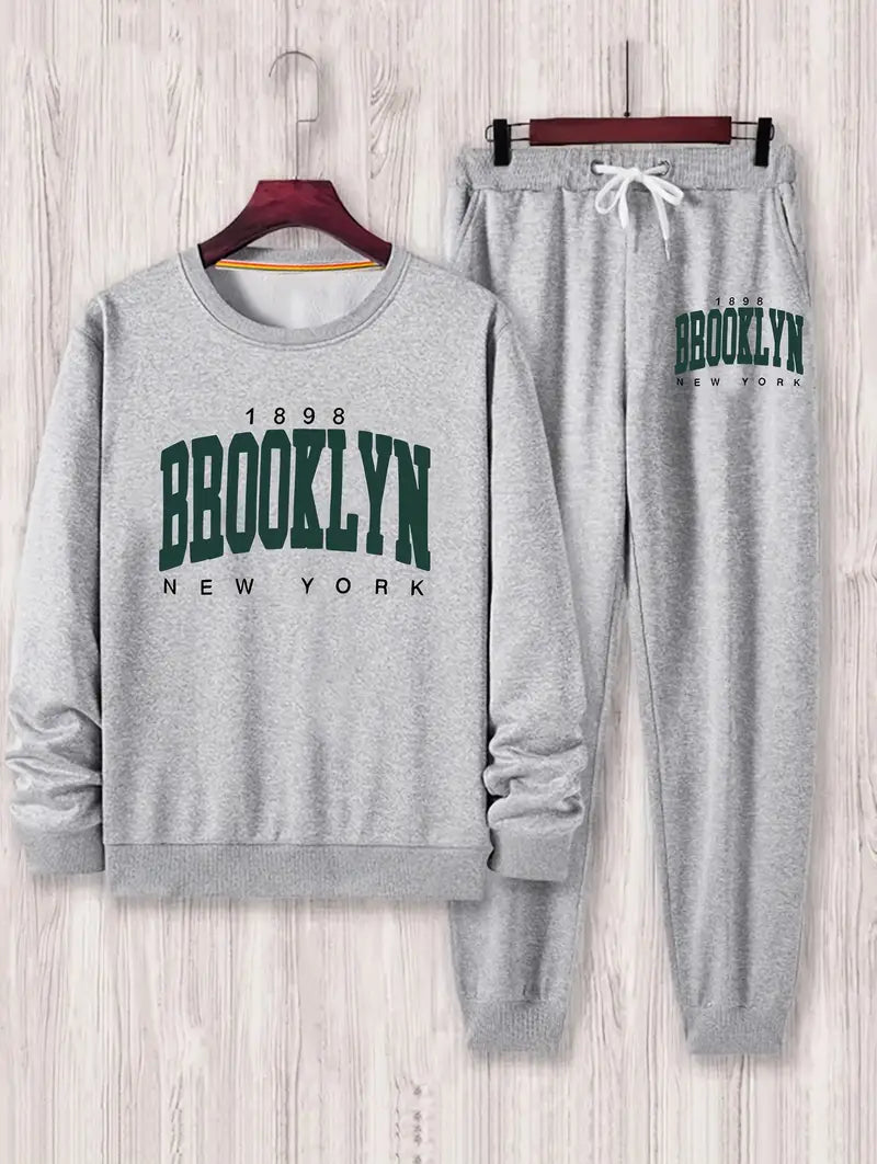 Adam - Brooklyn print Jogginganzug für Herren