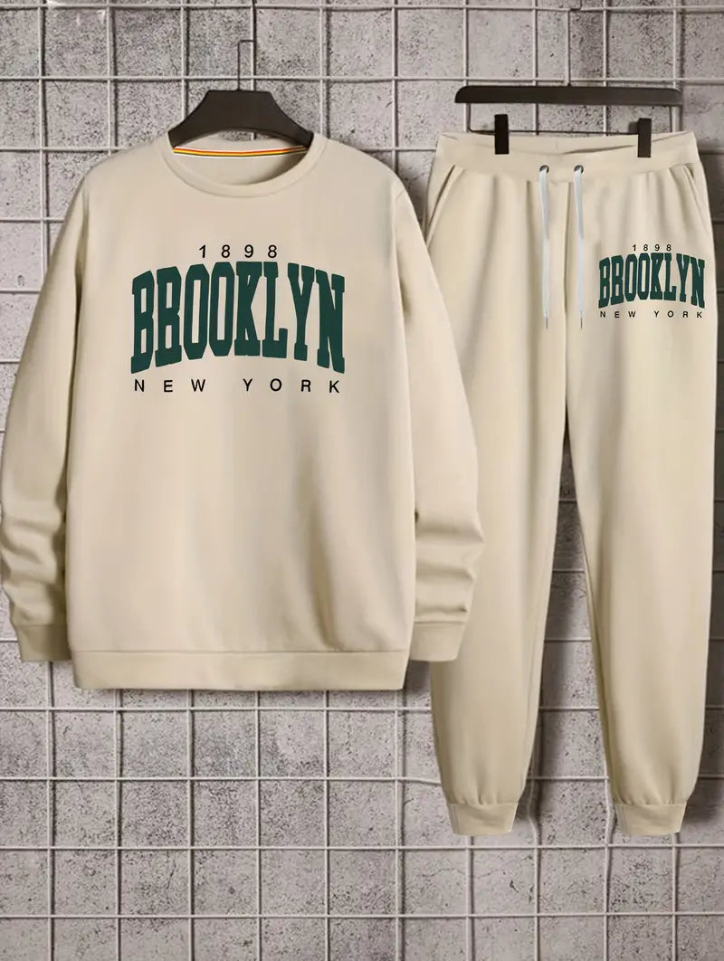 Adam - Brooklyn print Jogginganzug für Herren