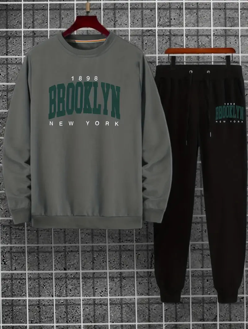 Adam - Brooklyn print Jogginganzug für Herren