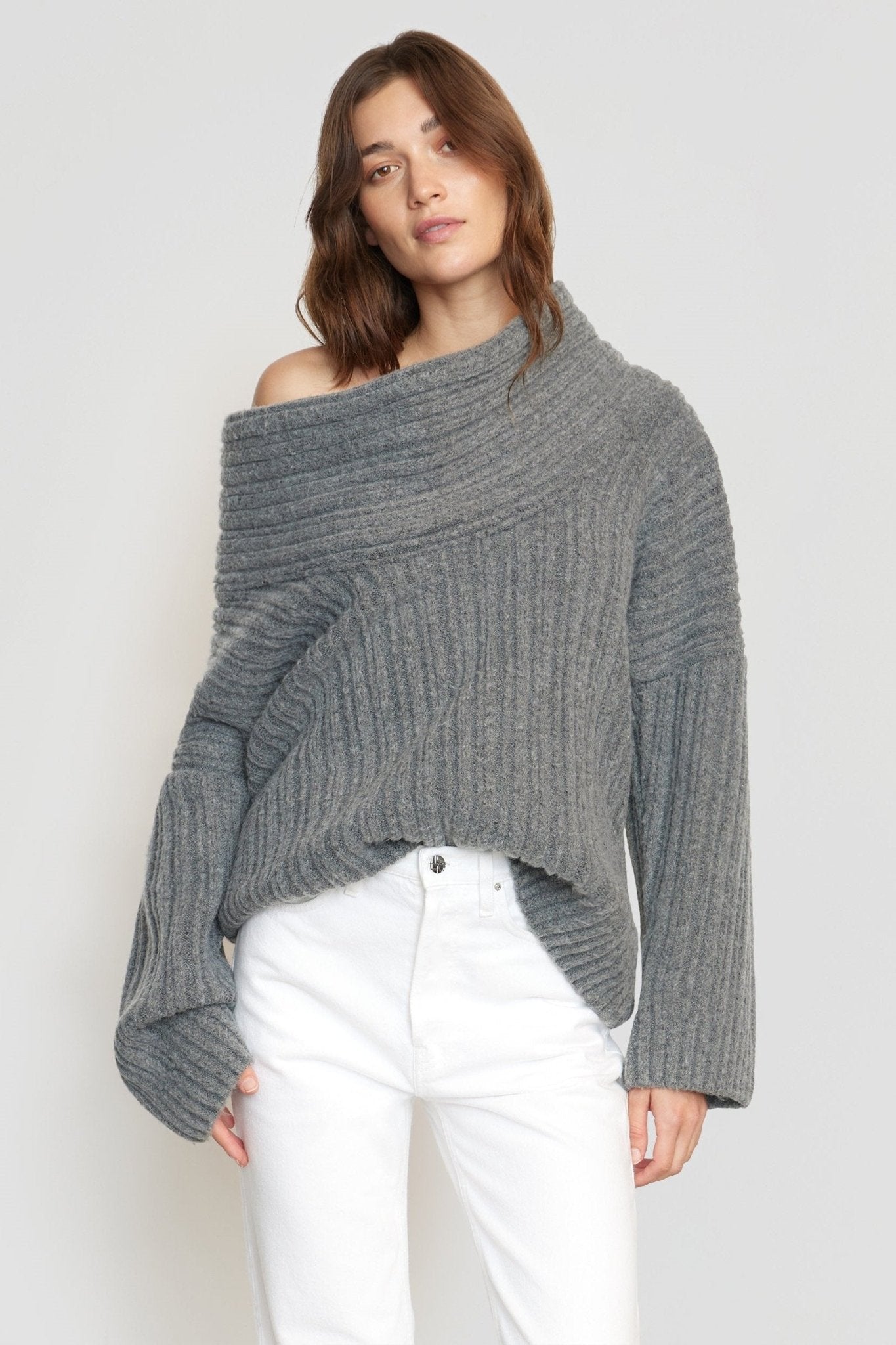 Adaly Pullover mit asymmetrischem Stil